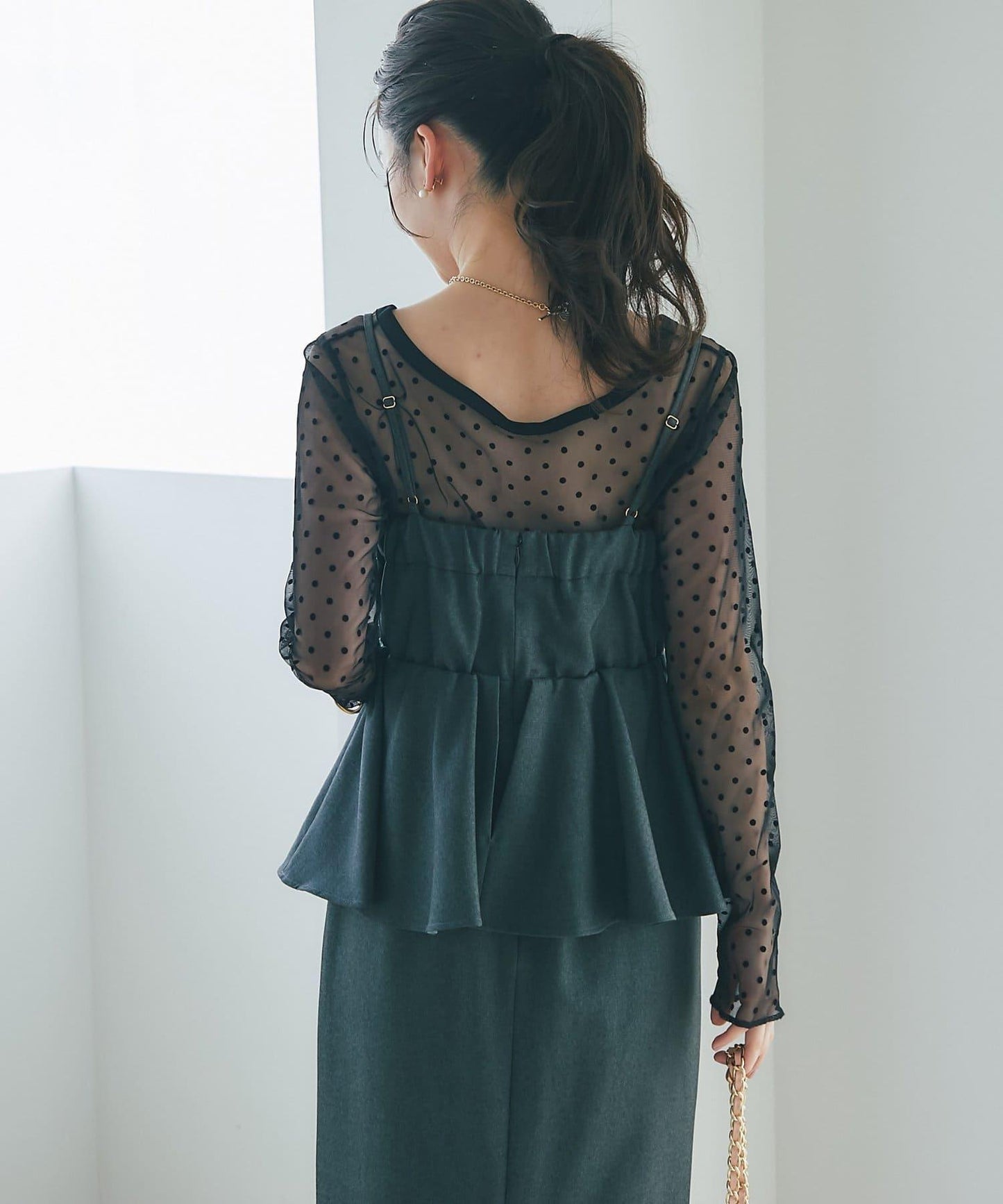 【La boutique BonBon】荷葉邊吊帶連衣裙