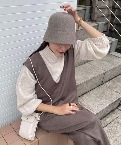 【優先】犛牛毛高領套頭毛衣