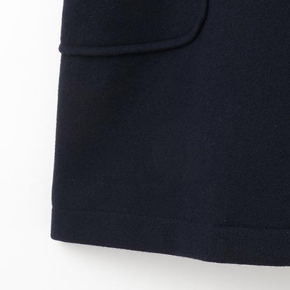 【輕量夾棉內襯】牛角扣大衣