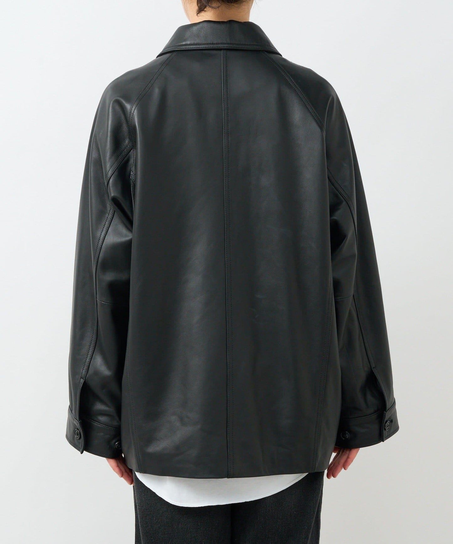 【MONN.:.(モン)】皮革夾克