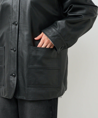 【MONN.:.(モン)】皮革夾克