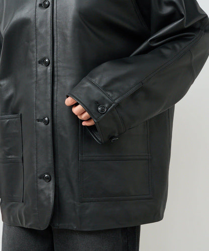 【MONN.:.(モン)】皮革夾克