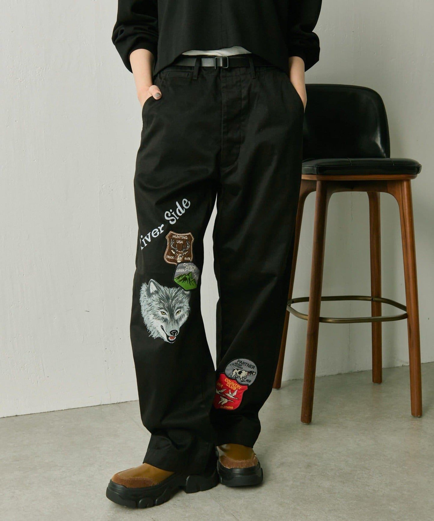 【Work of art Kendai×SUM1 STYLE】特別徽章裝飾褲