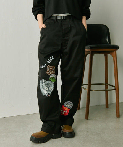 【Work of art Kendai×SUM1 STYLE】特別徽章裝飾褲