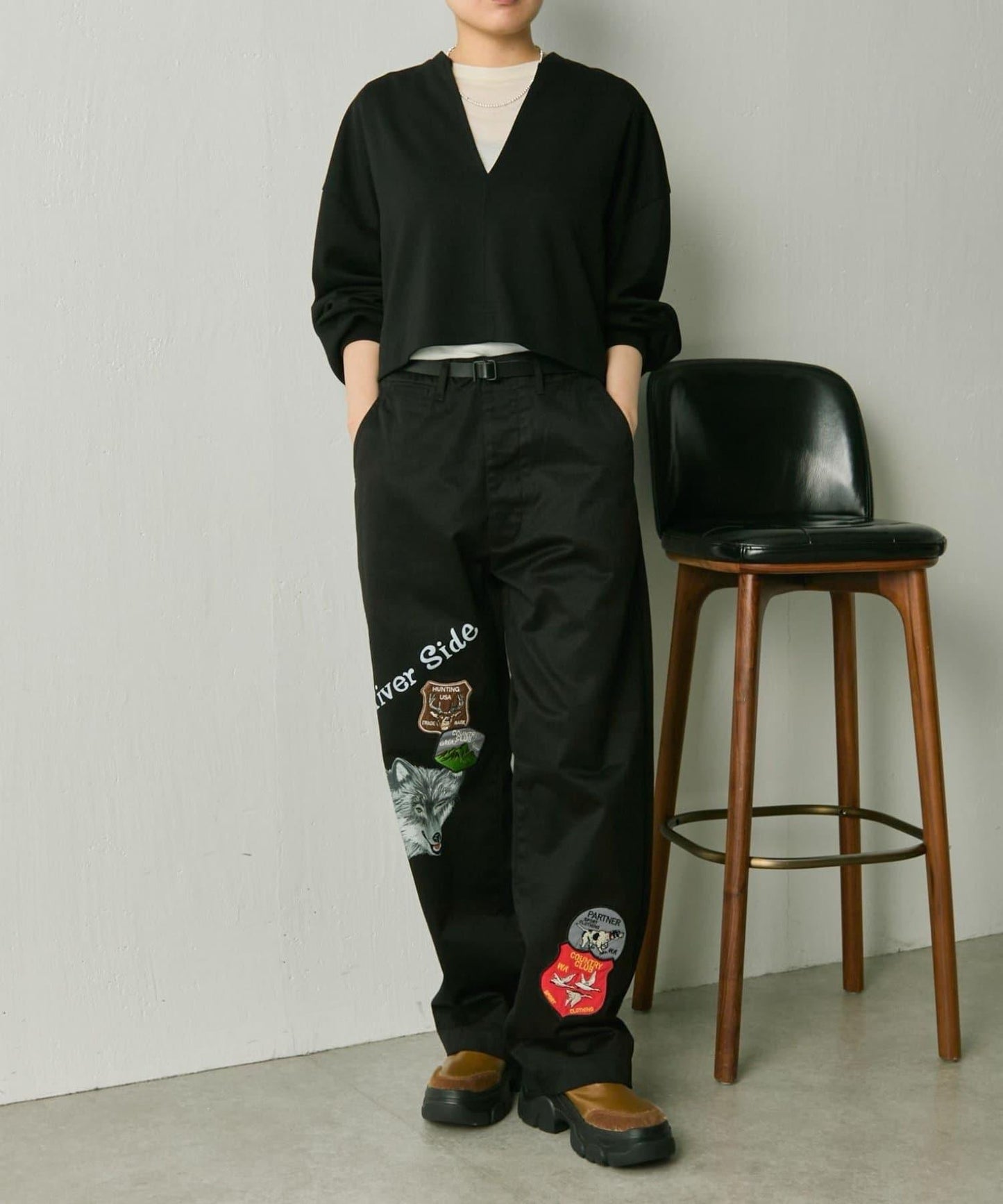 【Work of art Kendai×SUM1 STYLE】特別徽章裝飾褲