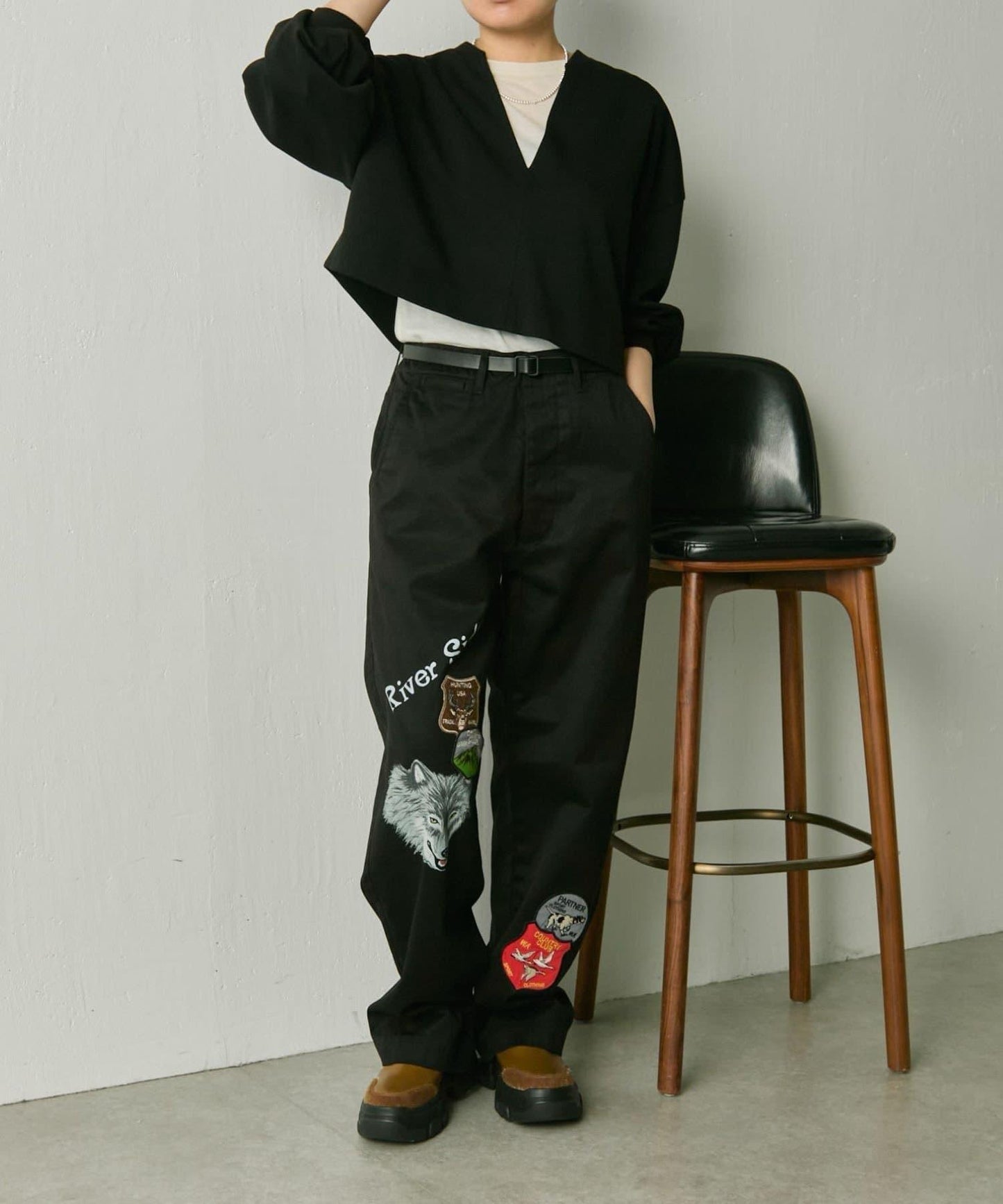 【Work of art Kendai×SUM1 STYLE】特別徽章裝飾褲