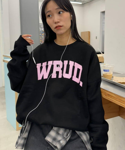 WRUD.寬鬆版型標誌衛衣
