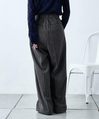 【w closet】條紋線條長褲