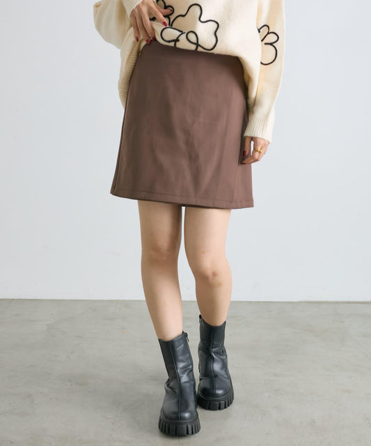 【w closet】開衩迷你裙褲