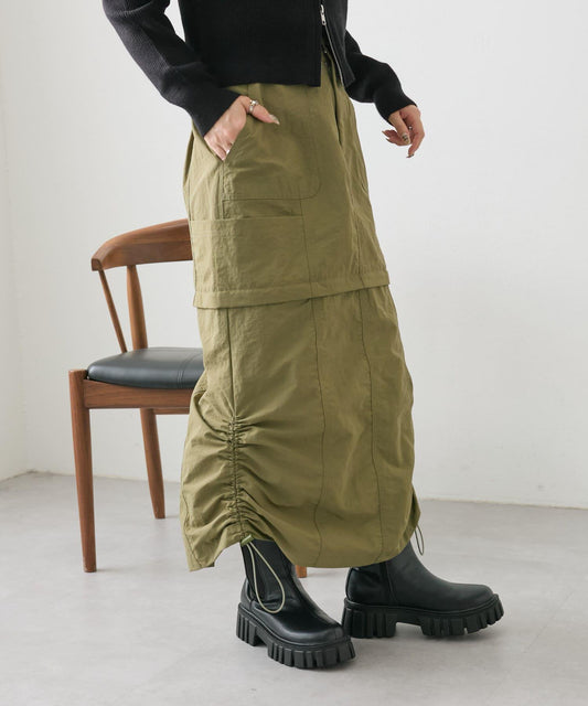 【w closet】多功能工裝裙