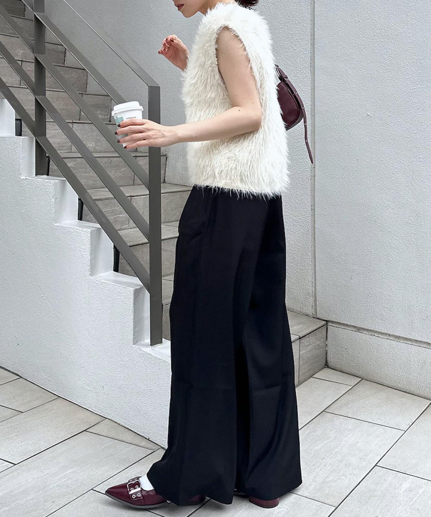 【w closet】寬鬆直筒西裝褲