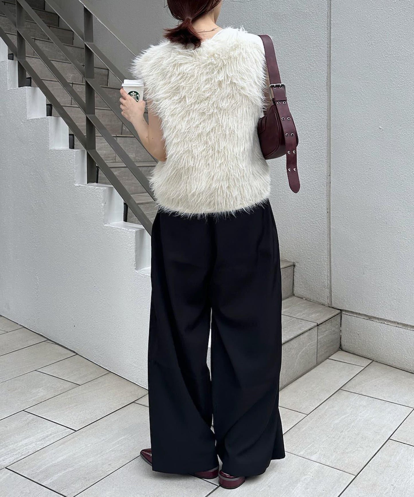 【w closet】寬鬆直筒西裝褲