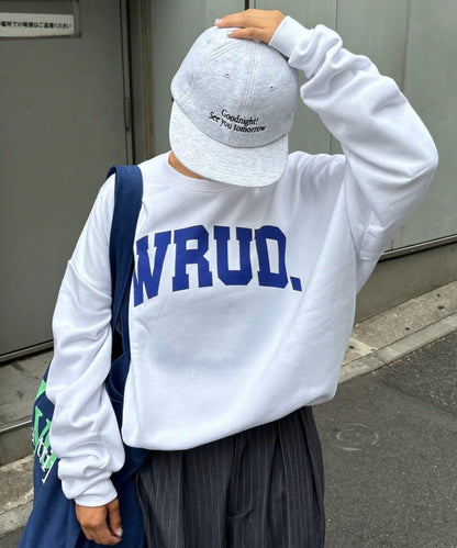 WRUD.寬鬆版型標誌衛衣