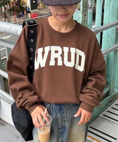WRUD.寬鬆版型標誌衛衣
