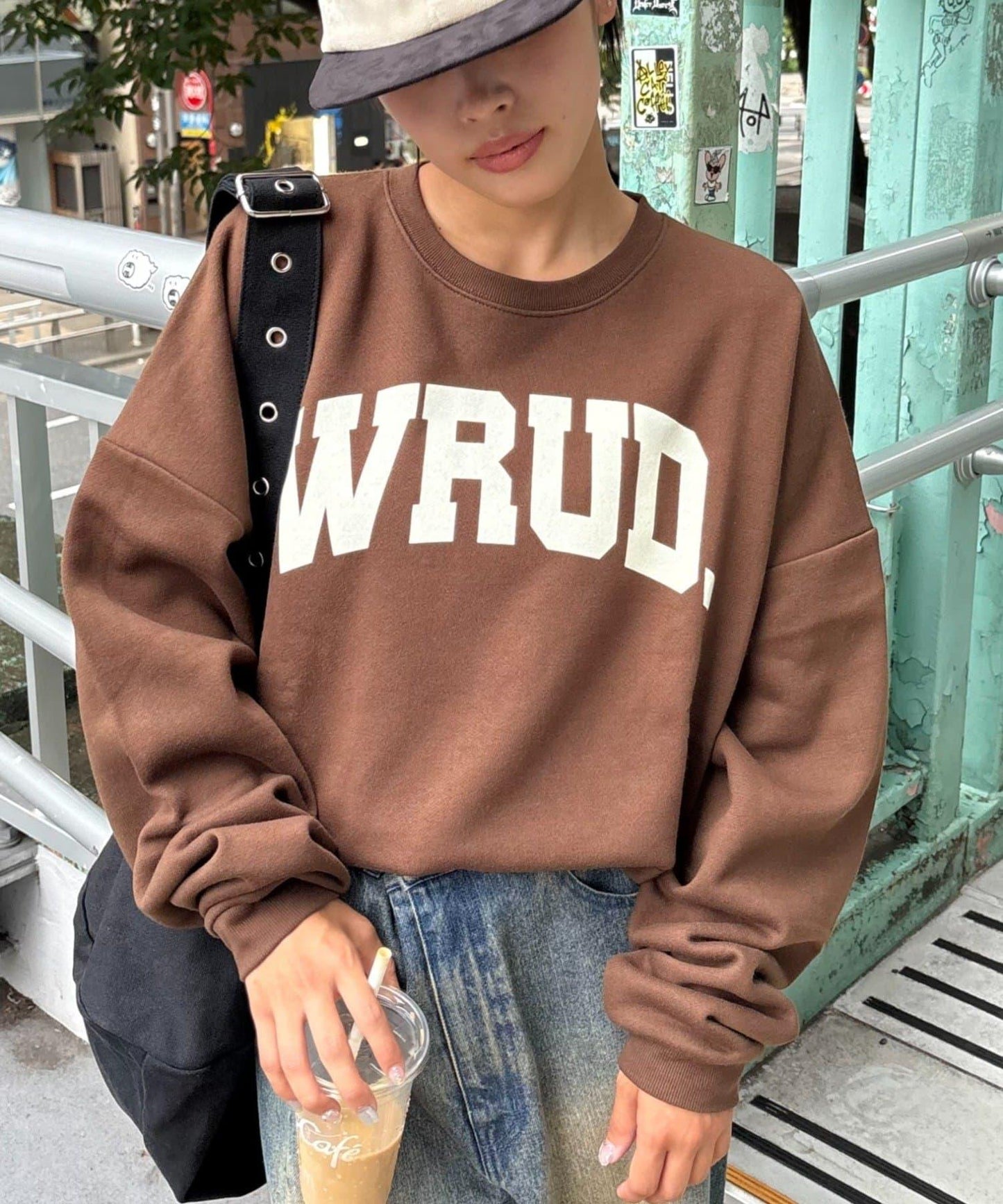 WRUD.寬鬆版型標誌衛衣