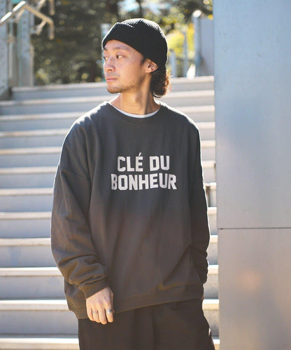 CLE'DU寬鬆版型字母印花衛衣