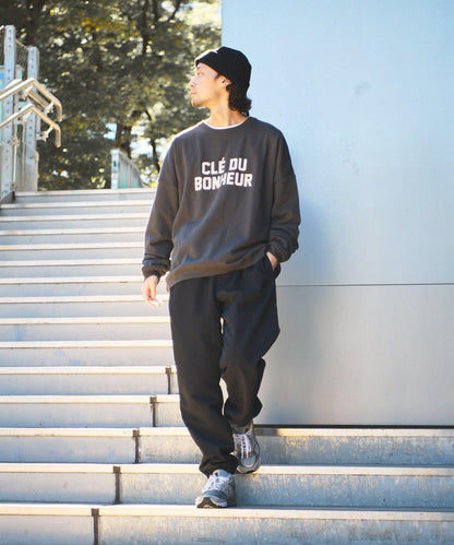 CLE'DU寬鬆版型字母印花衛衣