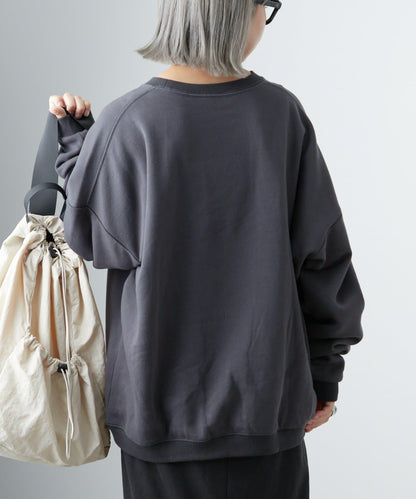 CLE'DU寬鬆版型字母印花衛衣