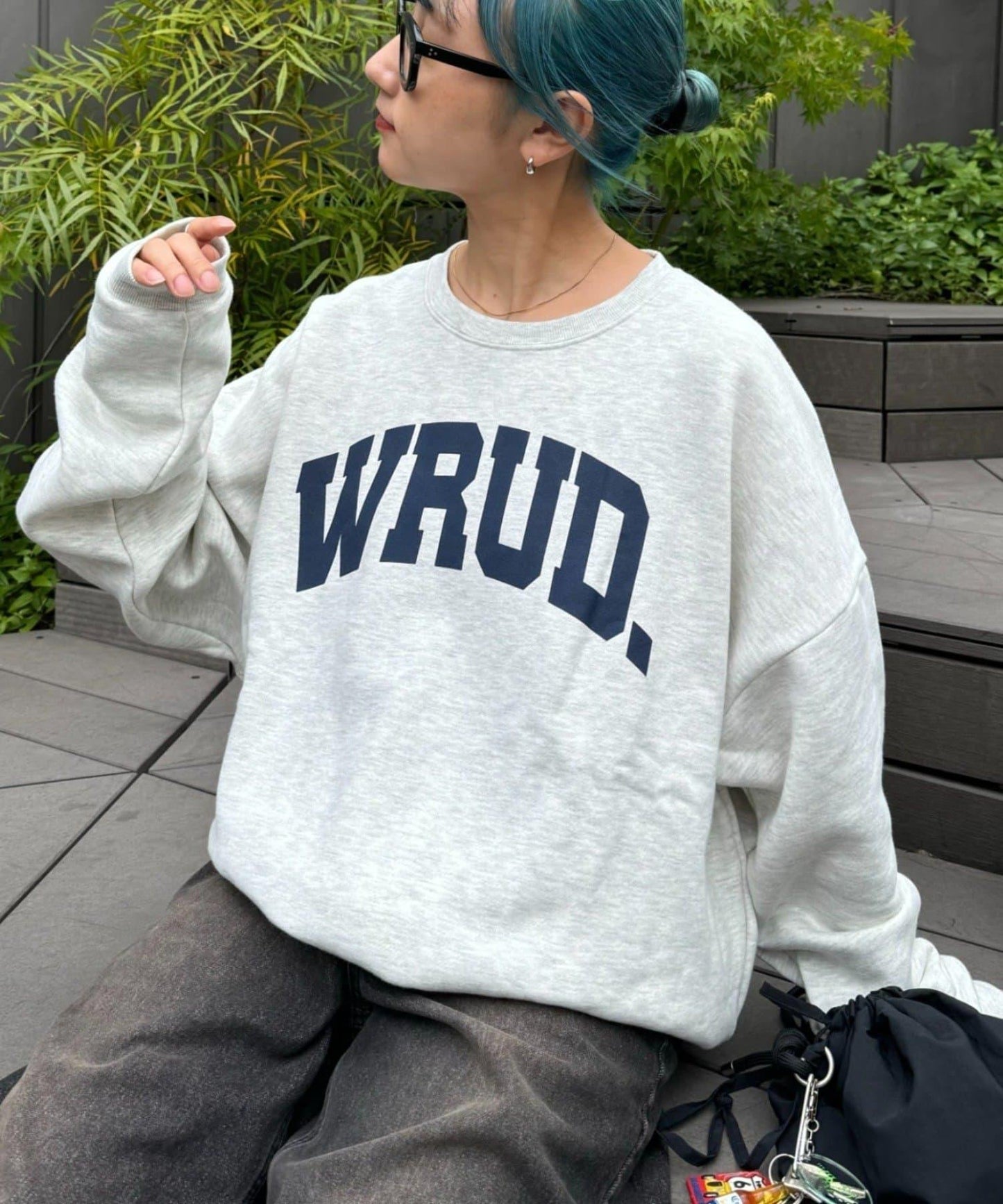 WRUD.寬鬆版型標誌衛衣