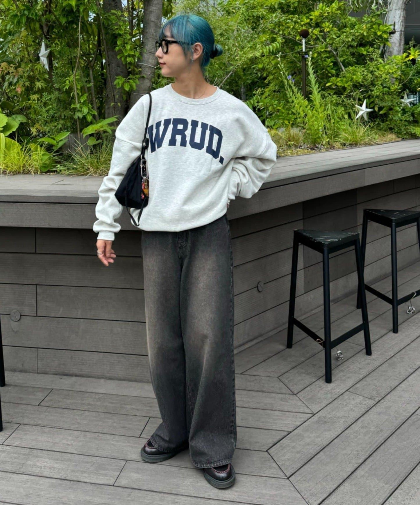 WRUD.寬鬆版型標誌衛衣