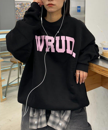 WRUD.寬鬆版型標誌衛衣