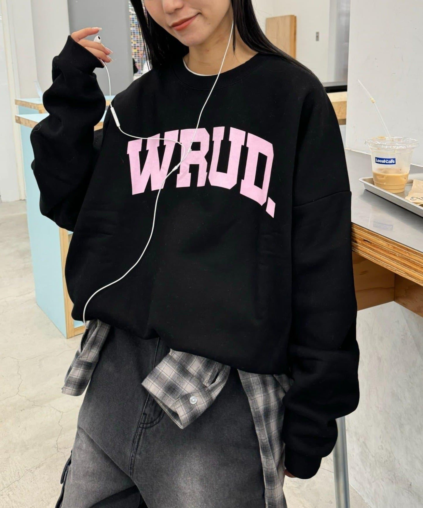 WRUD.寬鬆版型標誌衛衣