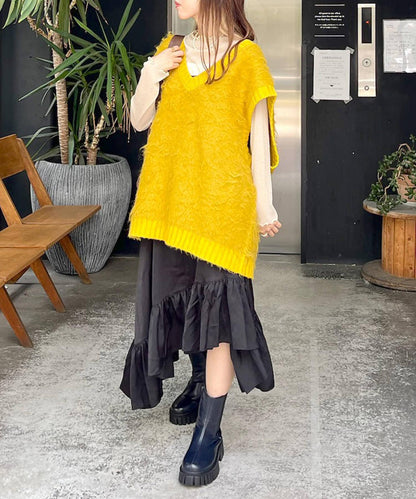 【w closet】不對稱下襬吊帶連衣裙