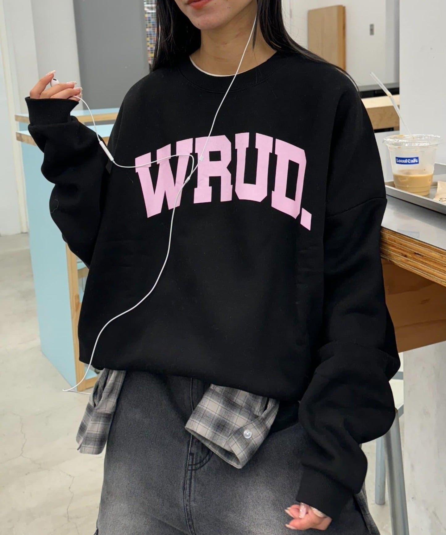 WRUD.寬鬆版型標誌衛衣