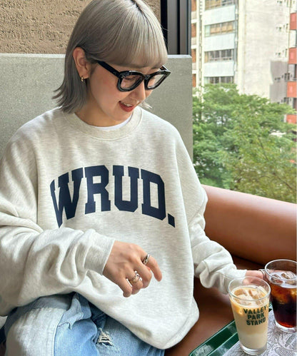 WRUD.寬鬆版型標誌衛衣