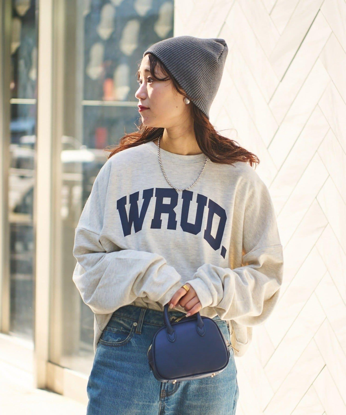 WRUD.寬鬆版型標誌衛衣