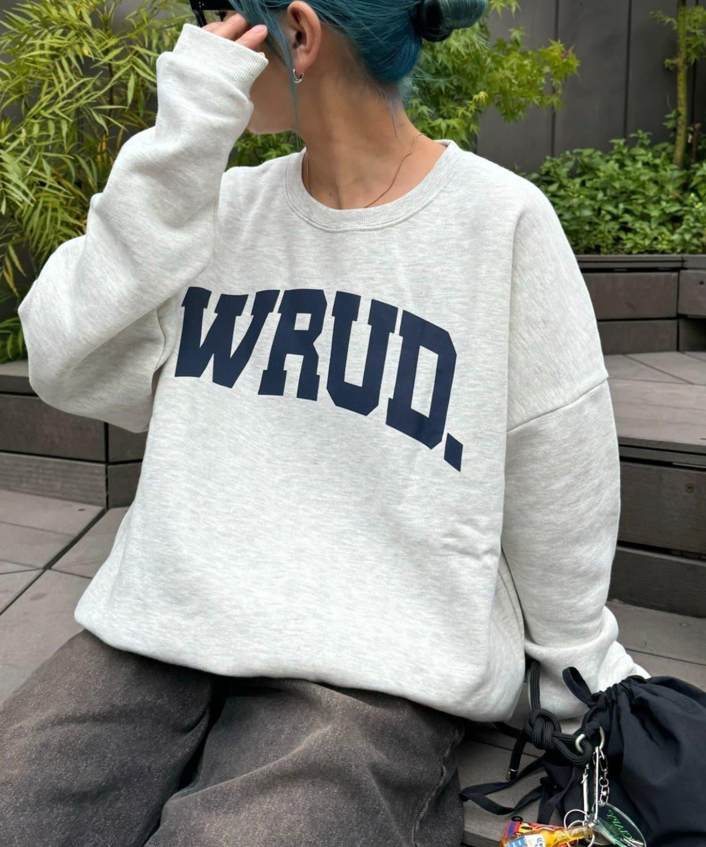 WRUD.寬鬆版型標誌衛衣