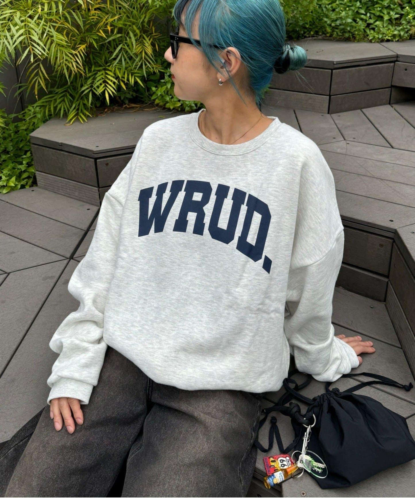 WRUD.寬鬆版型標誌衛衣