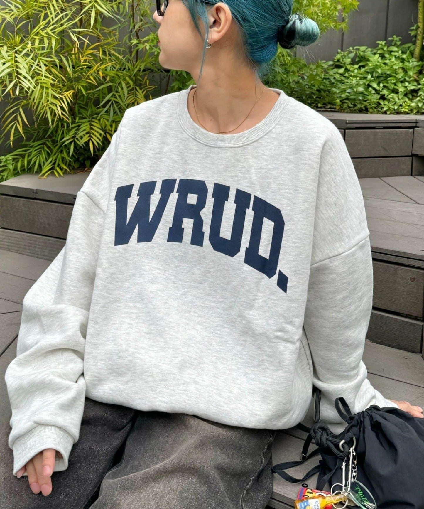 WRUD.寬鬆版型標誌衛衣