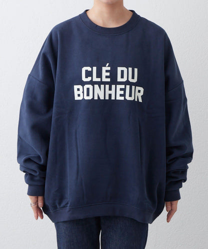 CLE'DU寬鬆版型字母印花衛衣