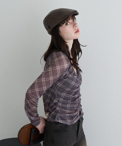 透視開衫與內衣吊帶套裝