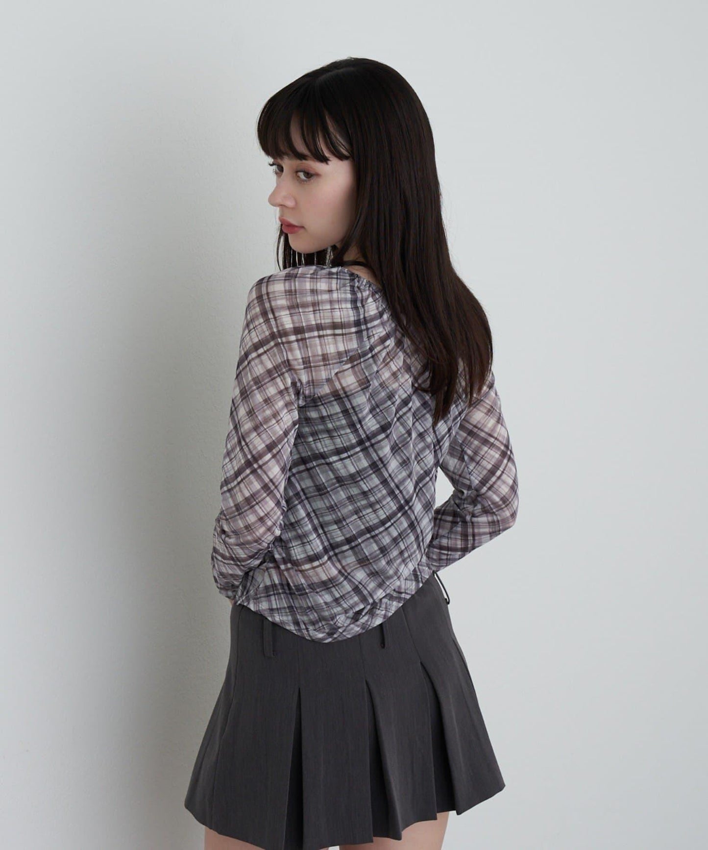 透視開衫與內衣吊帶套裝