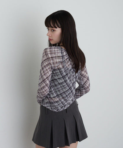 透視開衫與內衣吊帶套裝