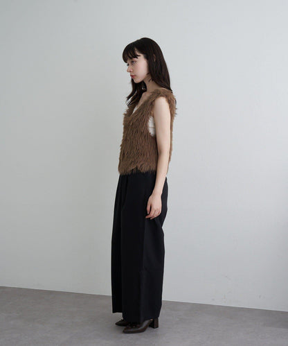 【RAY CASSIN】毛絨針織背心