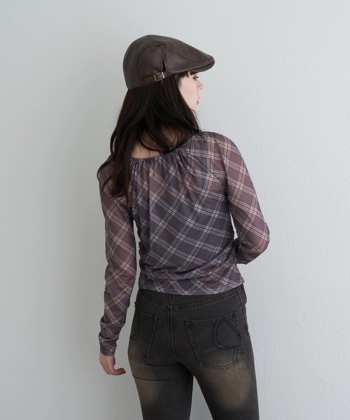 透視開衫與內衣吊帶套裝