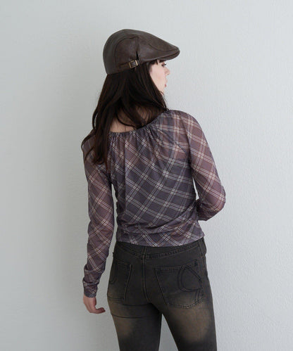 透視開衫與內衣吊帶套裝