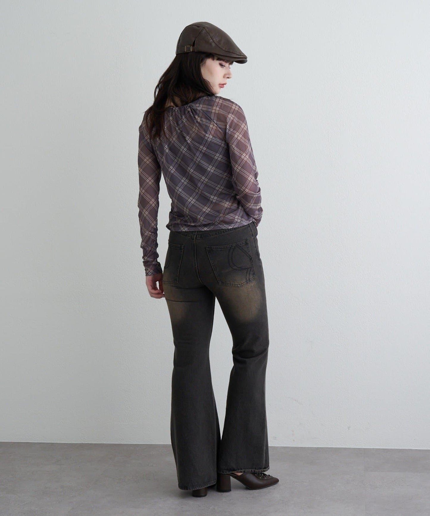 透視開衫與內衣吊帶套裝