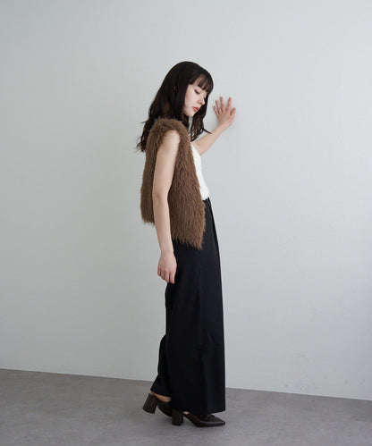 【RAY CASSIN】毛絨針織背心