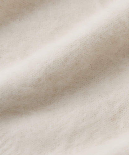 【最強美人感】羊毛羊絨混紡前後兩穿針織衫