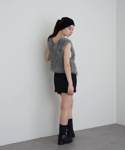 【RAY CASSIN】毛絨針織背心