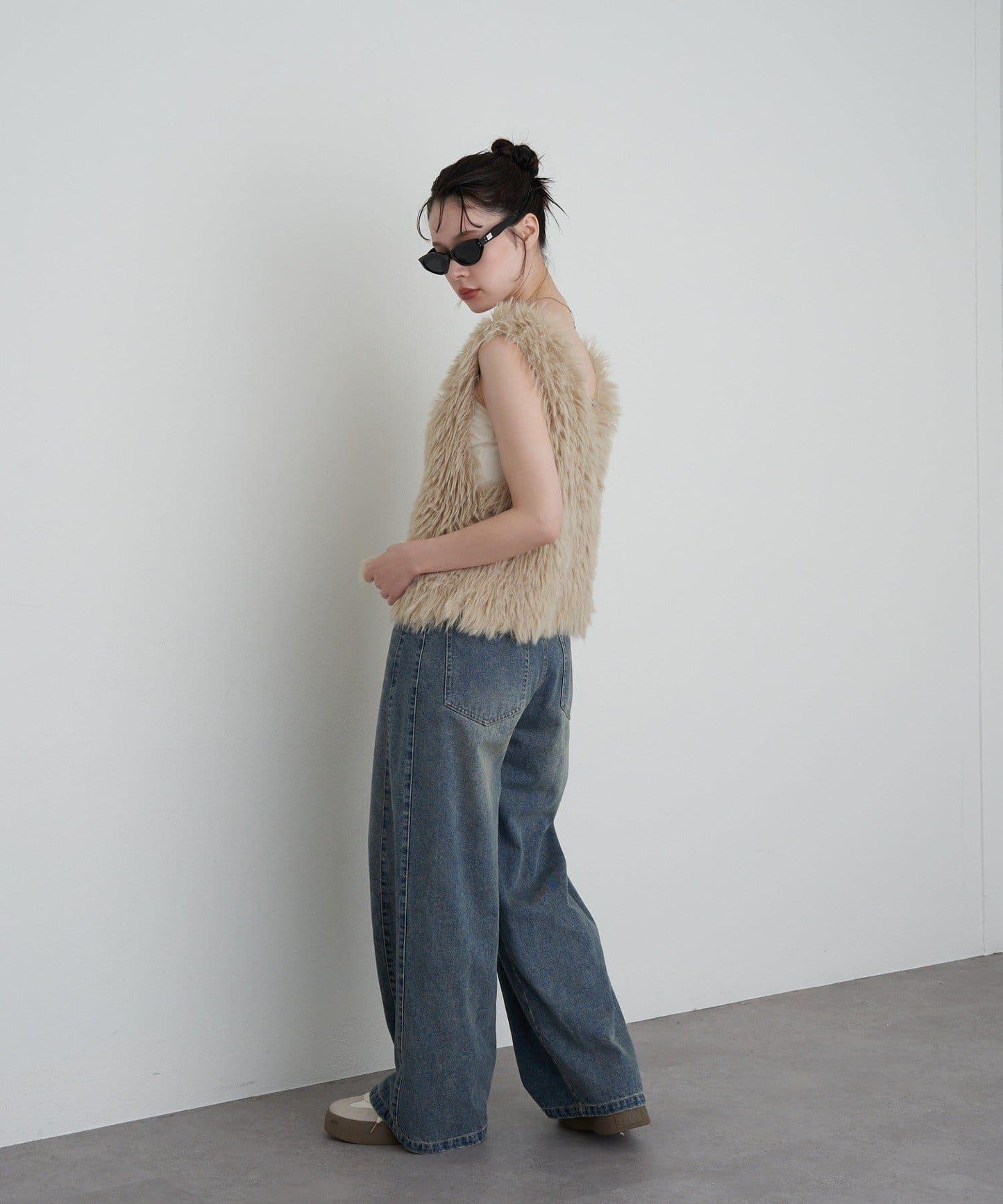 【RAY CASSIN】毛絨針織背心