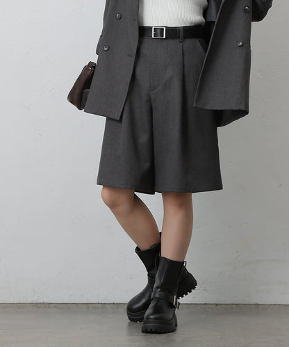 【AW/可搭配套裝】仿羊毛中褲