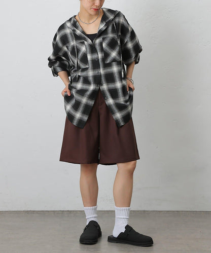 【AW/可搭配套裝】仿羊毛中褲