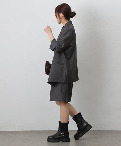 【AW/可搭配套裝】仿羊毛中褲