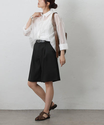 【AW/可搭配套裝】仿羊毛中褲