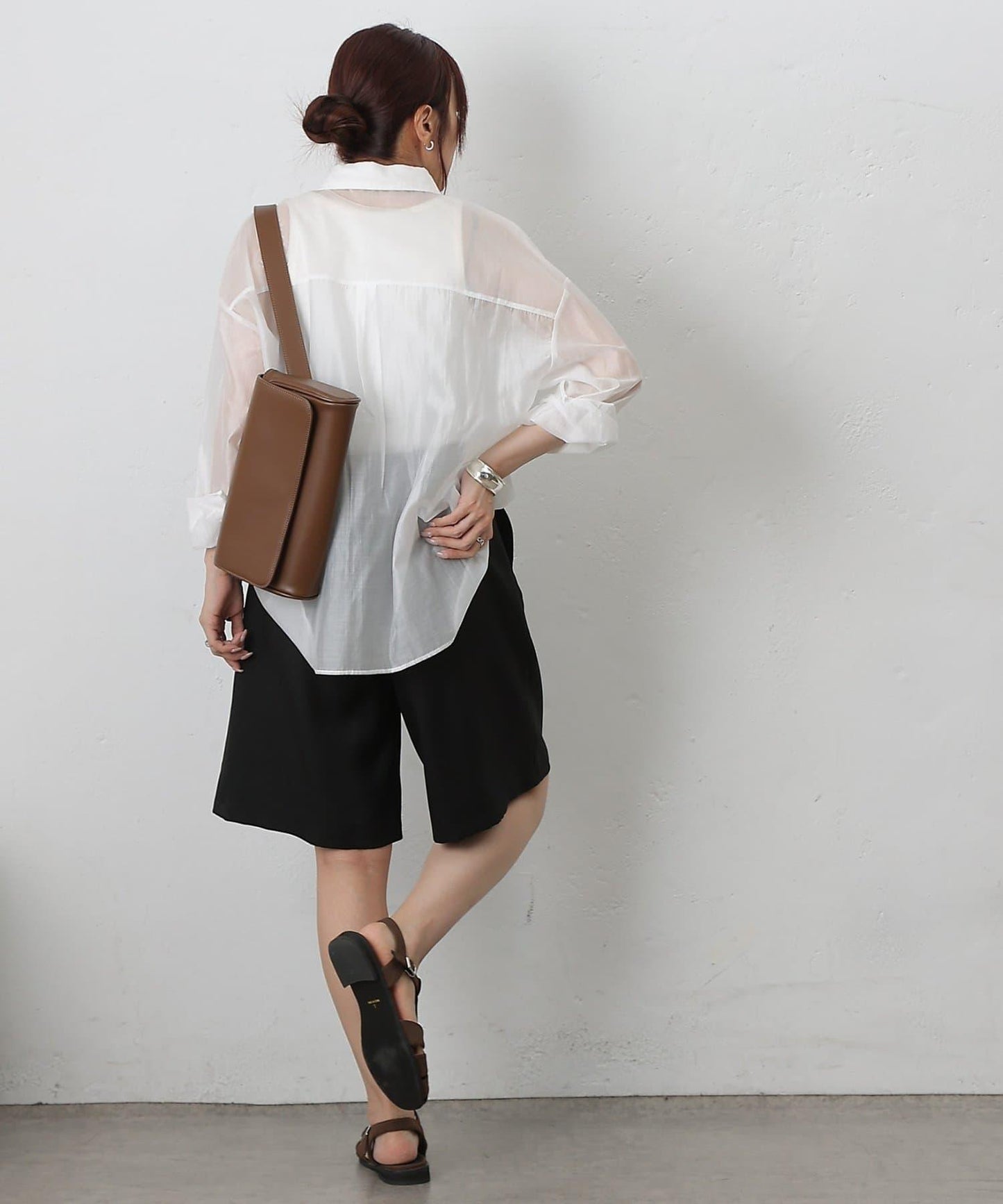 【AW/可搭配套裝】仿羊毛中褲